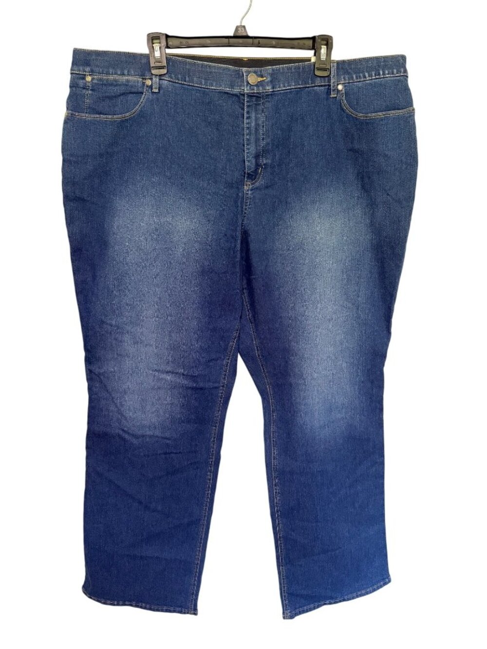 CJ Banks Denim Jeans Blue Barely Boot comfort fit Womans 24W NWT